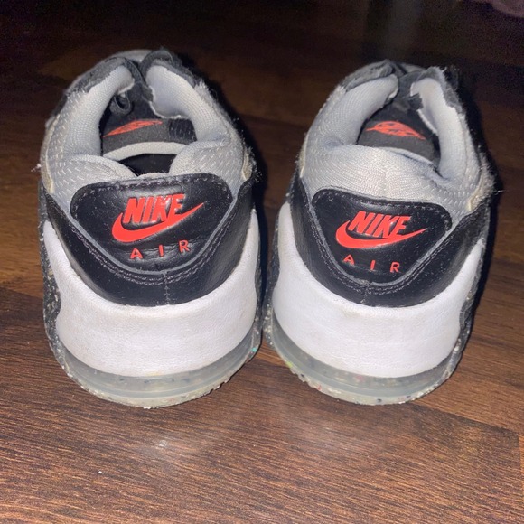 Nike Air Max 90 Recraft Worldwide Pack Sneakers Black Gray Shoes Size 1Y - Picture 4 of 11